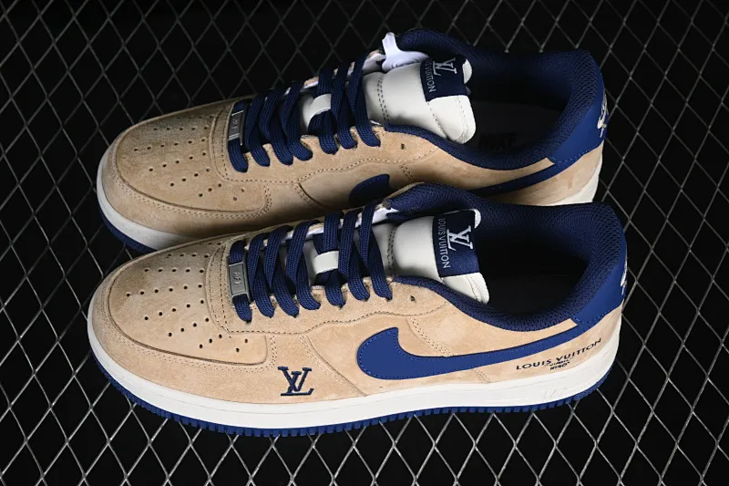 All Categories Nk Air Force 1 Air Force Series Nk Air Force 1 Low Air Force Low Nike Air Force 1'07 Low Joint Sand Brown Navy Air Force One Low Casual Shoes FQ3545-300